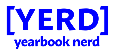 YERD design in blue